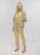 Tea-Gold new All Over Blouse with long sleeves Greek Archaic Kori - 0