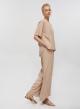 Beige drawstring Trousers Milla - 1