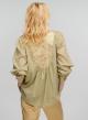 Tea-Gold new All Over Blouse with long sleeves Greek Archaic Kori - 2