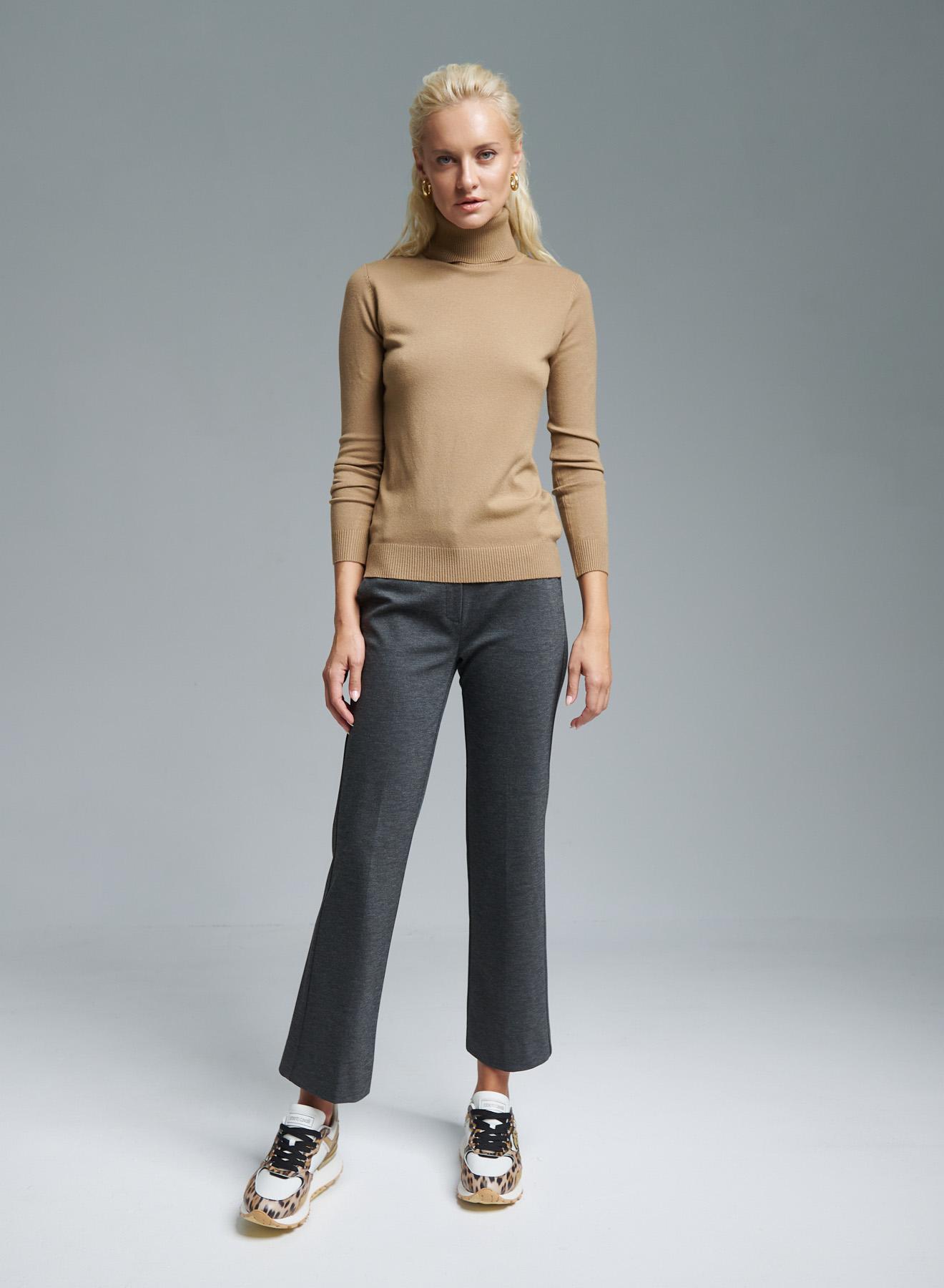 Grey stretch semi-flared Trousers Emme Marella - 2