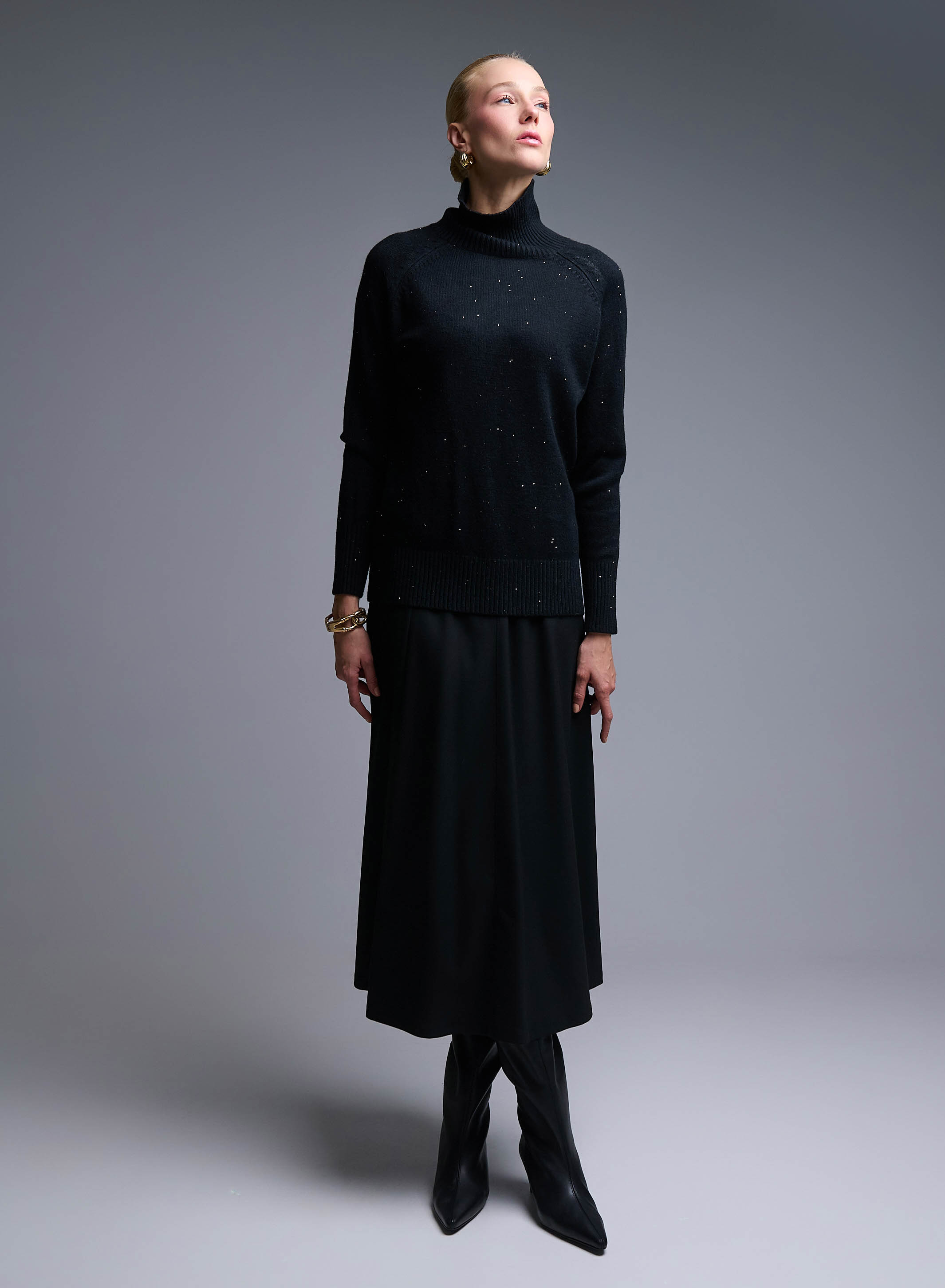 Black knitted Skirt Valentina Milano - 0