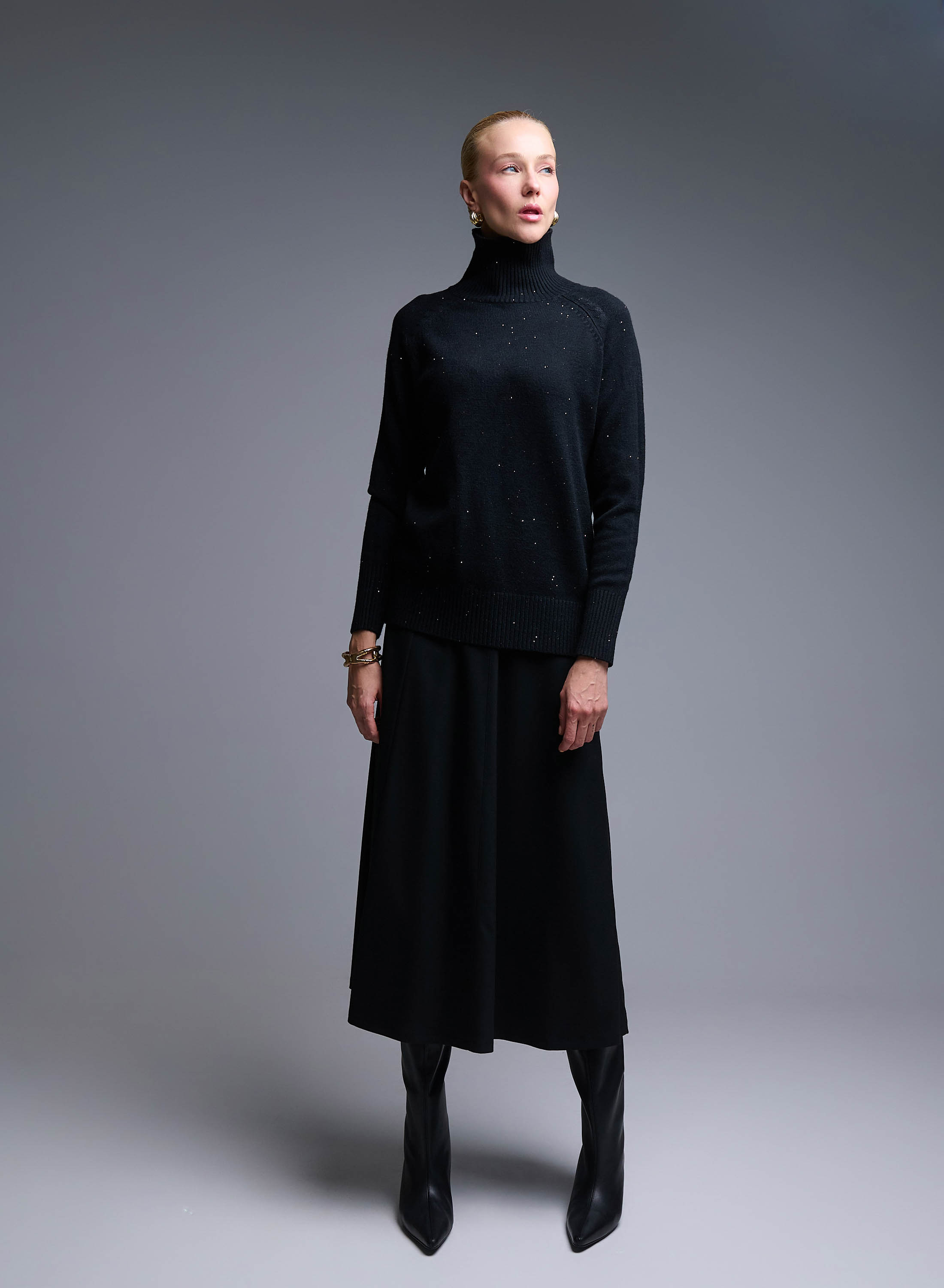 Black knitted Skirt Valentina Milano - 1