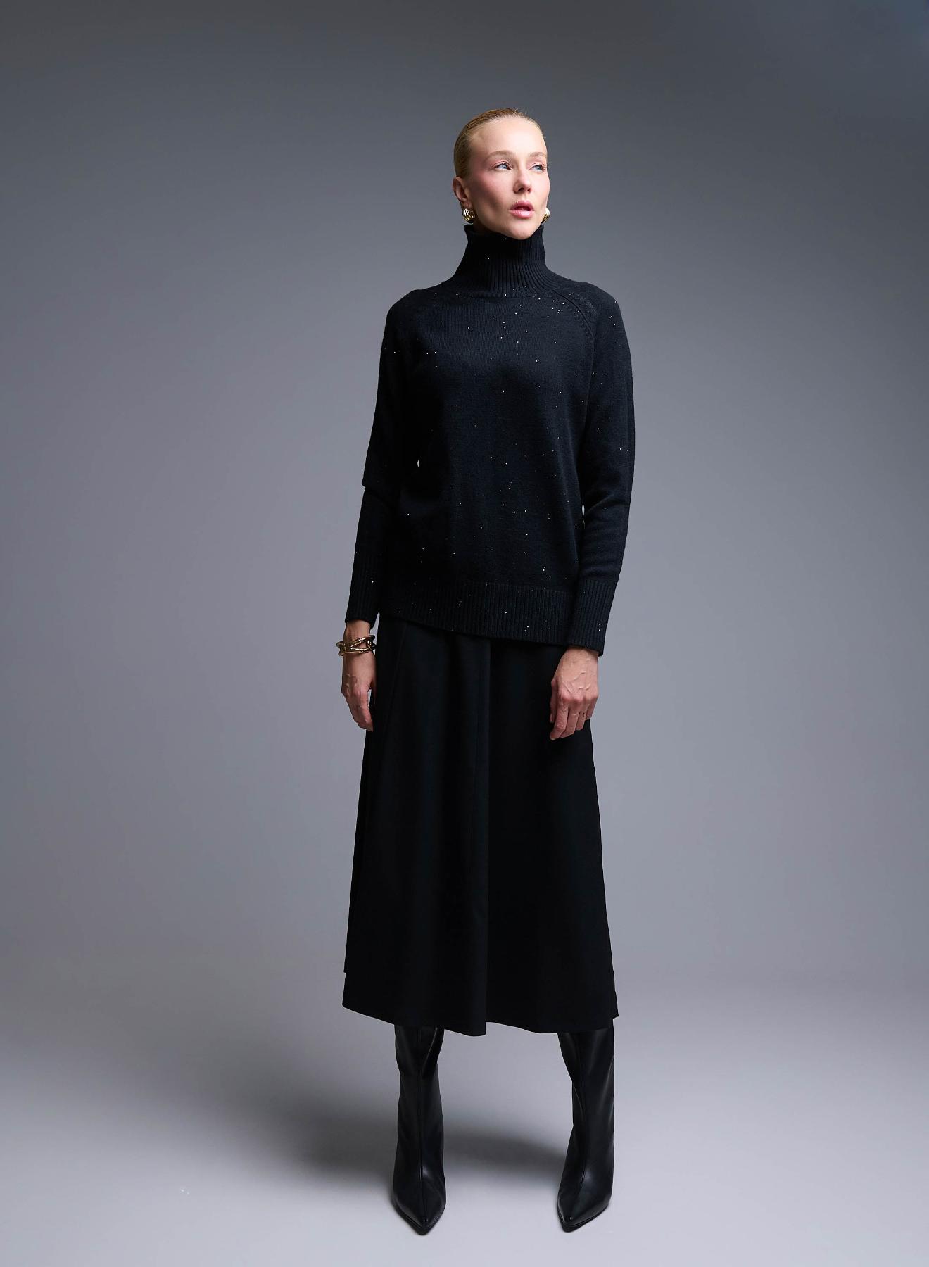 Black knitted Skirt Valentina Milano - 2