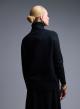 Black turtleneck Sweater with small rhinestones Valentina Milano - 3