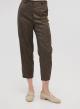 Cropped lurex trousers - 0