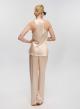 Champagne silky touch Trousers with buttons Archaic Kori - 1