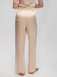 Champagne silky touch Trousers with buttons Archaic Kori - 3