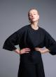Black Blouse and Skirt Set Lara - 2