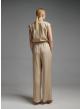 Beige straight fit Trousers with drawstring Emme Marella - 2
