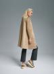 Camel long quilted, padded Gilet Emme Marella-6