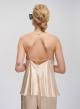 Champagne silky touch Top with straps Greek Archaic Kori - 4