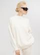 Half-turtleneck knit blouse - 2