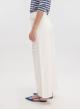 Off White wide legs Denim Trousers with rips Lara - 2