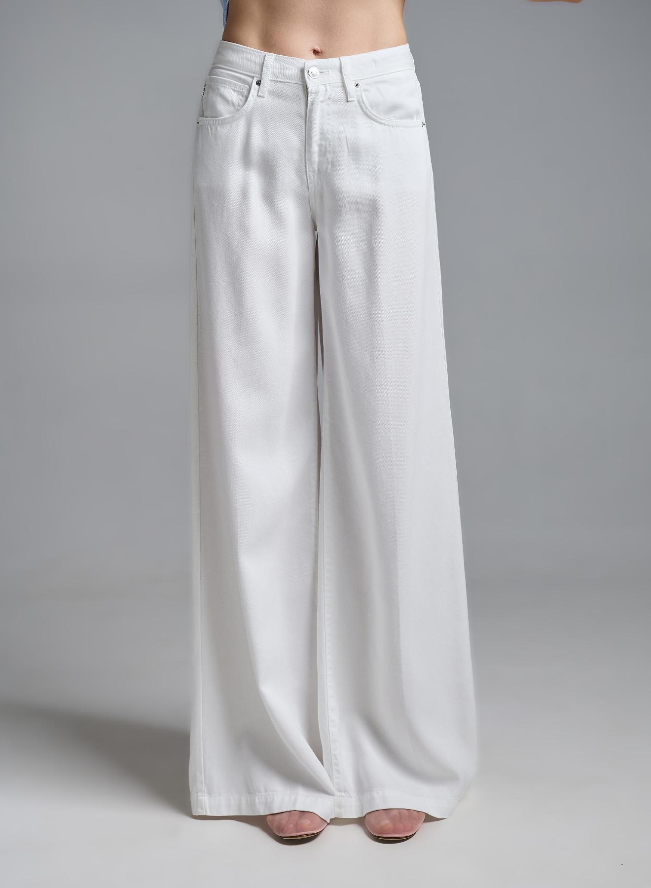 White wide legs Madison Jeans Vicolo - 5