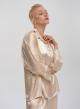 Champagne silky touch Shirt with long sleeves Greek Archaic Kori-5