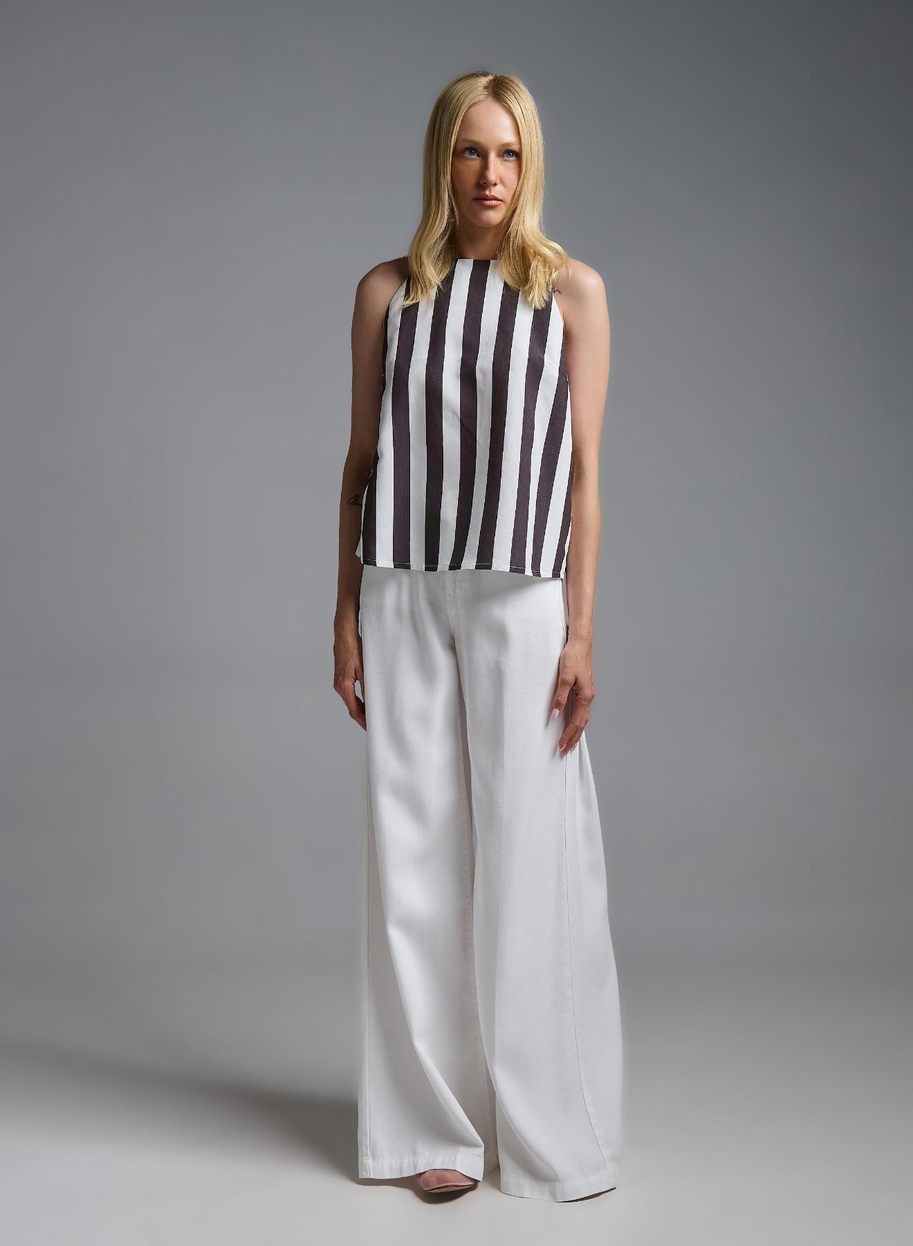 White wide legs Madison Jeans Vicolo - 2