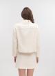 Ecru Jacket with single lapel, external pockets and golden buttons Emme Marella - 3