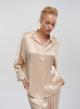 Champagne silky touch Shirt with long sleeves Greek Archaic Kori - 2