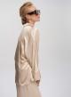 Champagne silky touch Shirt with long sleeves Greek Archaic Kori - 4