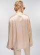 Champagne silky touch Blouse with long sleeves Greek Archaic Kori - 3