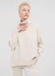Lose-fit Knitted turtleneck blouse - 0