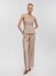 Beige wide legs Trousers Motel - 0