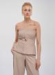 Beige Bustier with buttons Motel - 1