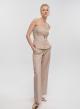 Beige wide legs Trousers Motel - 1