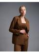 Brown single buttoned Jacket Vicolo - 2