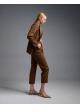 Brown Trousers with elasticated rear waistband Vicolo - 2