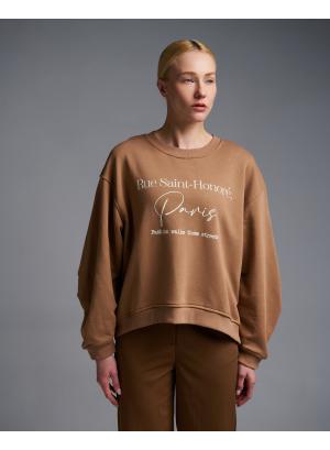 Brown loose fit printed Sweatshirt Vicolo - 56087