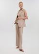 Beige wide legs Trousers Motel - 3