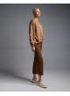 Brown Trousers with elasticated rear waistband Vicolo - 4