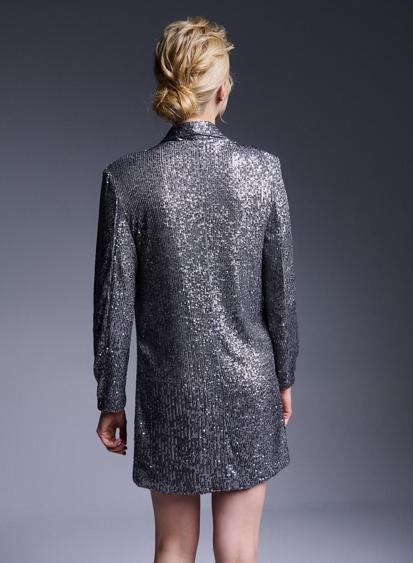 Mini dress with sequins - 4