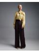Chocolate wide legs Trousers with pleats Emme Marella - 0