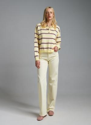 Yellow Pale Jeans Dalia Vicolo - 62903