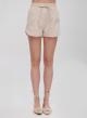 Beige poplin Shorts "AVGI" Devotion Twins - 1