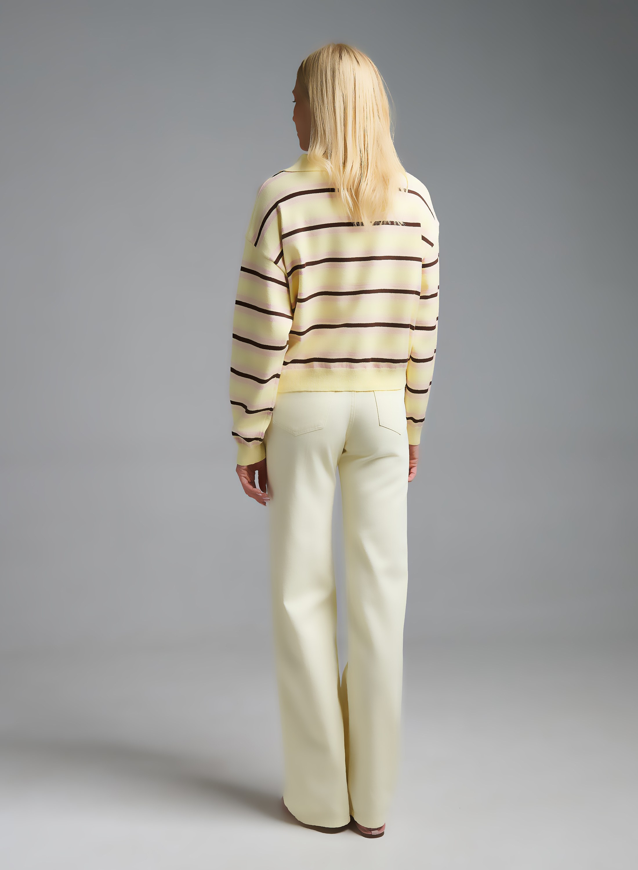 Yellow Pale Jeans Dalia Vicolo - 4