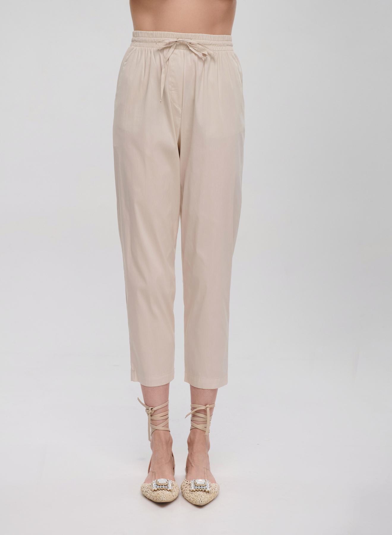 Beige poplin Pants "ZINA" Devotion Twins - 2