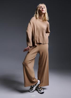 Knitted blouse and pants set - 24513