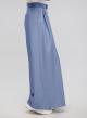 Blue wide legs Trousers with pleats and belt Imperial - 2