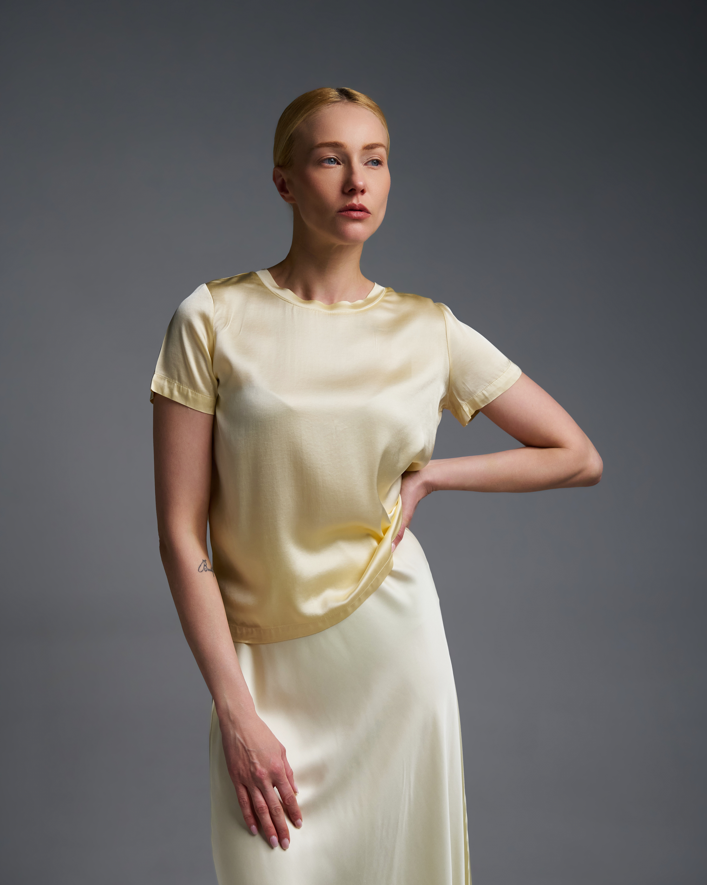 Yellow silky touch Blouse Vicolo - 0