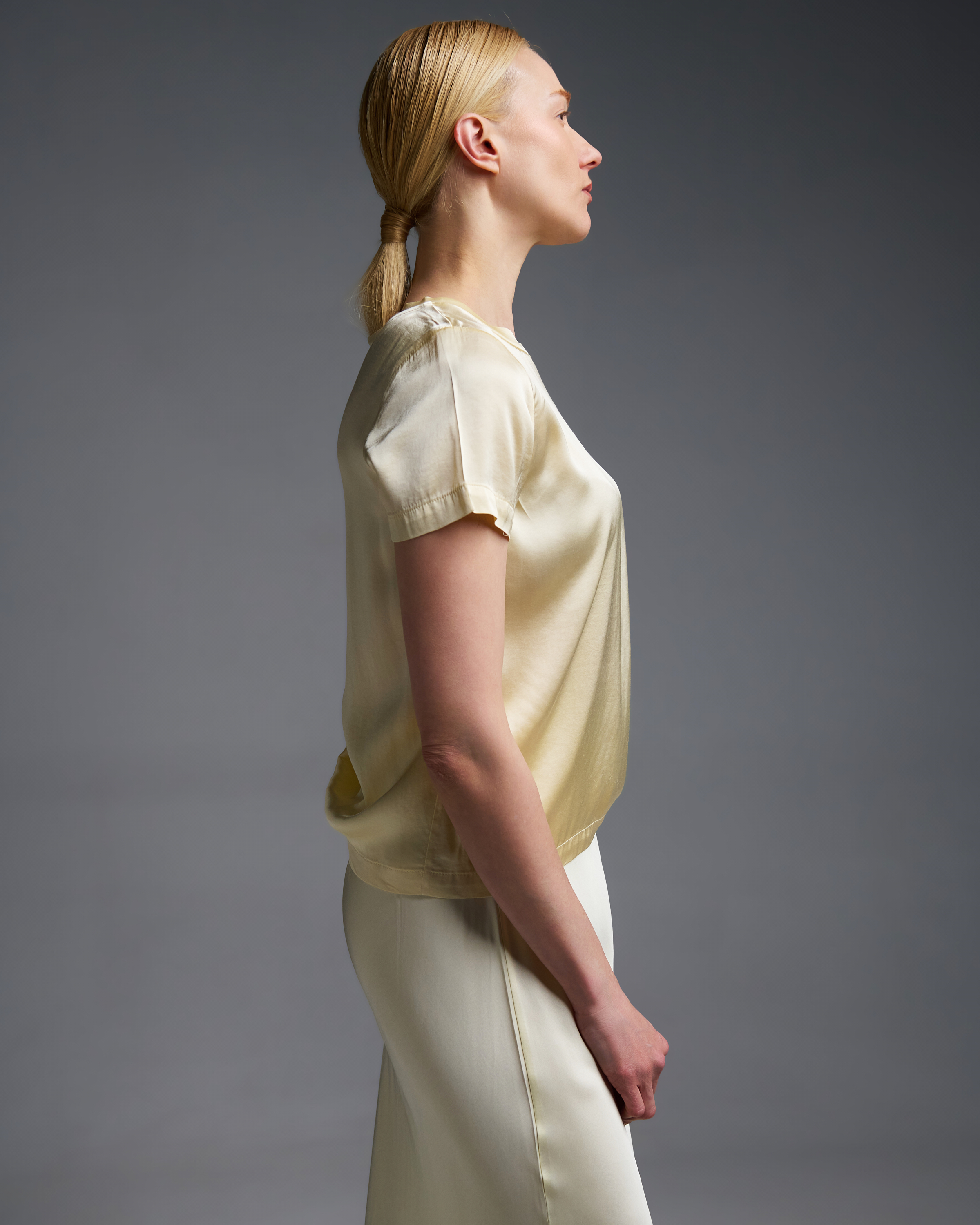 Yellow silky touch Blouse Vicolo - 2