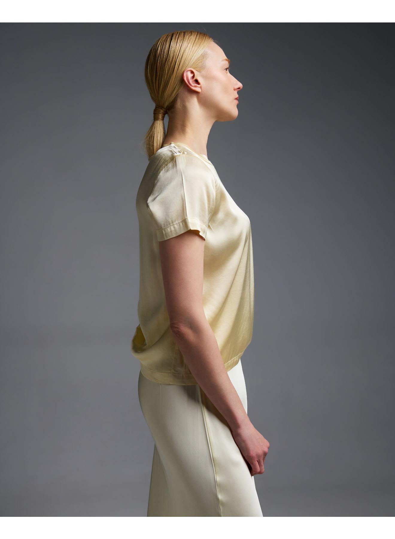 Yellow silky touch Blouse Vicolo - 3