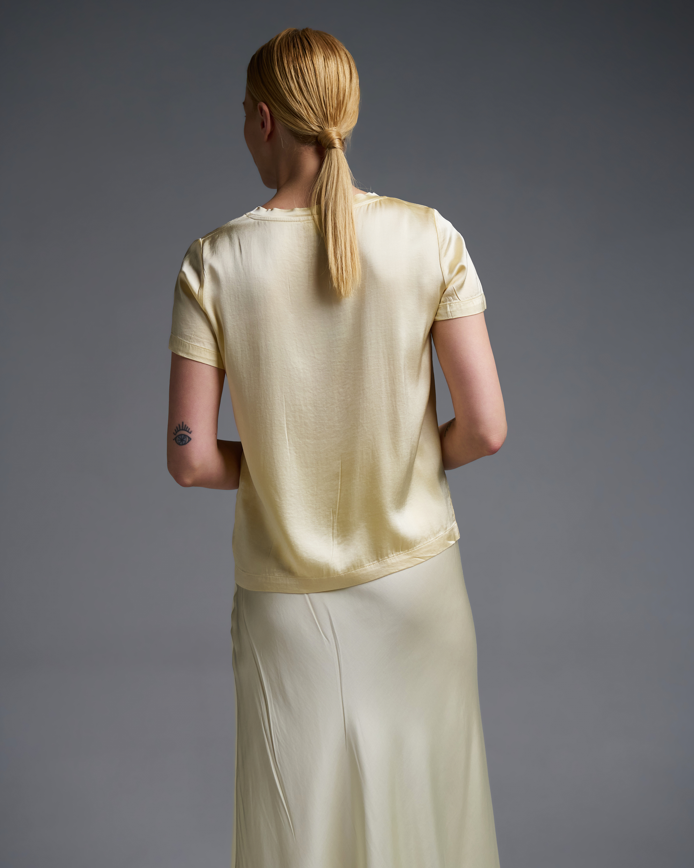 Yellow silky touch Blouse Vicolo - 4