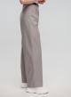 Grey high waisted Trousers with pleats My Star - 1
