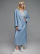 Light Blue silky touch Skirt La Liberta - 1