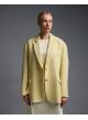 Yellow tweed oversized Jacket Vicolo - 0