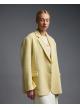 Yellow tweed oversized Jacket Vicolo - 2