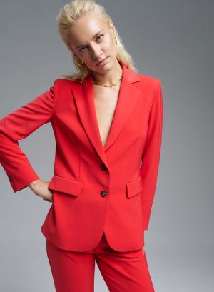 Red strech Jacket with two buttons Emme Marella - 35525